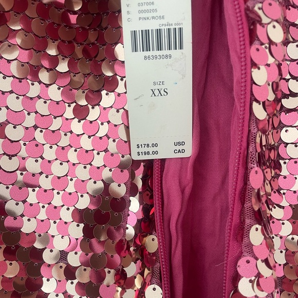 Anthropologie Sequin Pink Dress - Picture 3 of 5